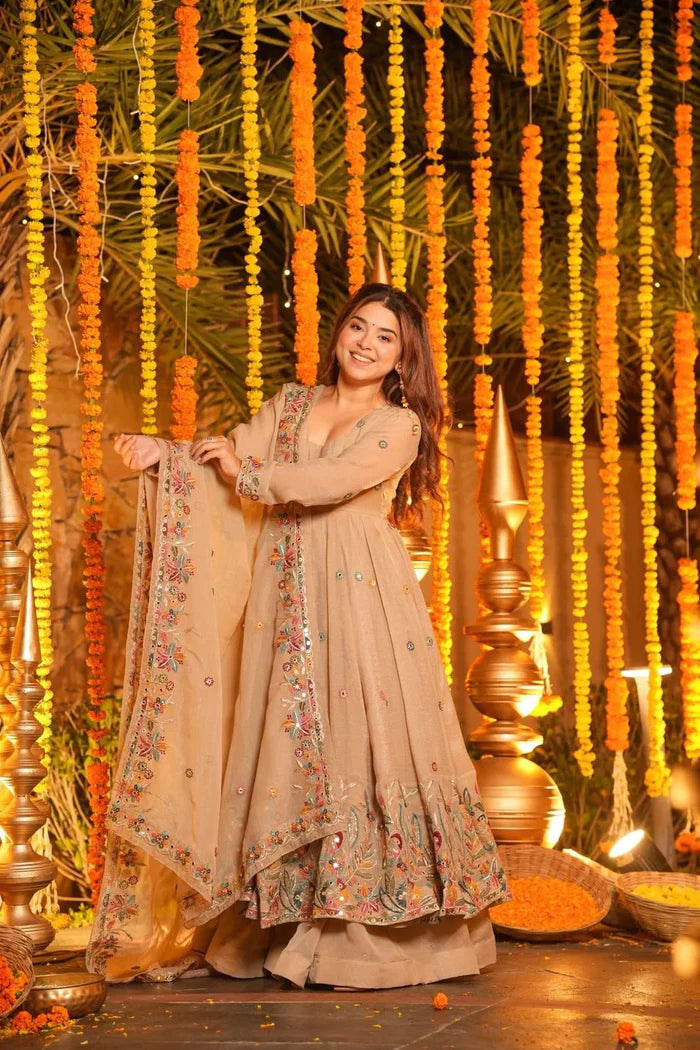 mastani floral anarkali anarkali suit set