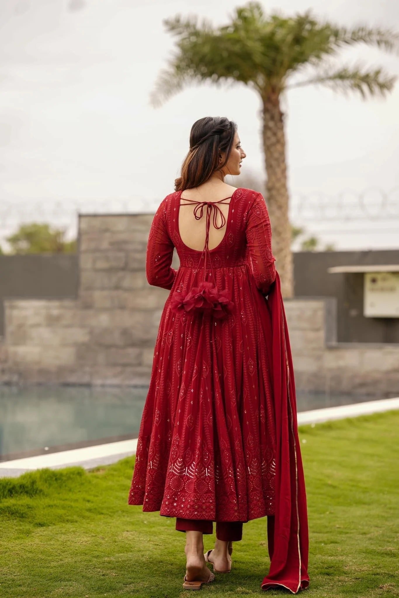 sanaya's' black or red suit set -01