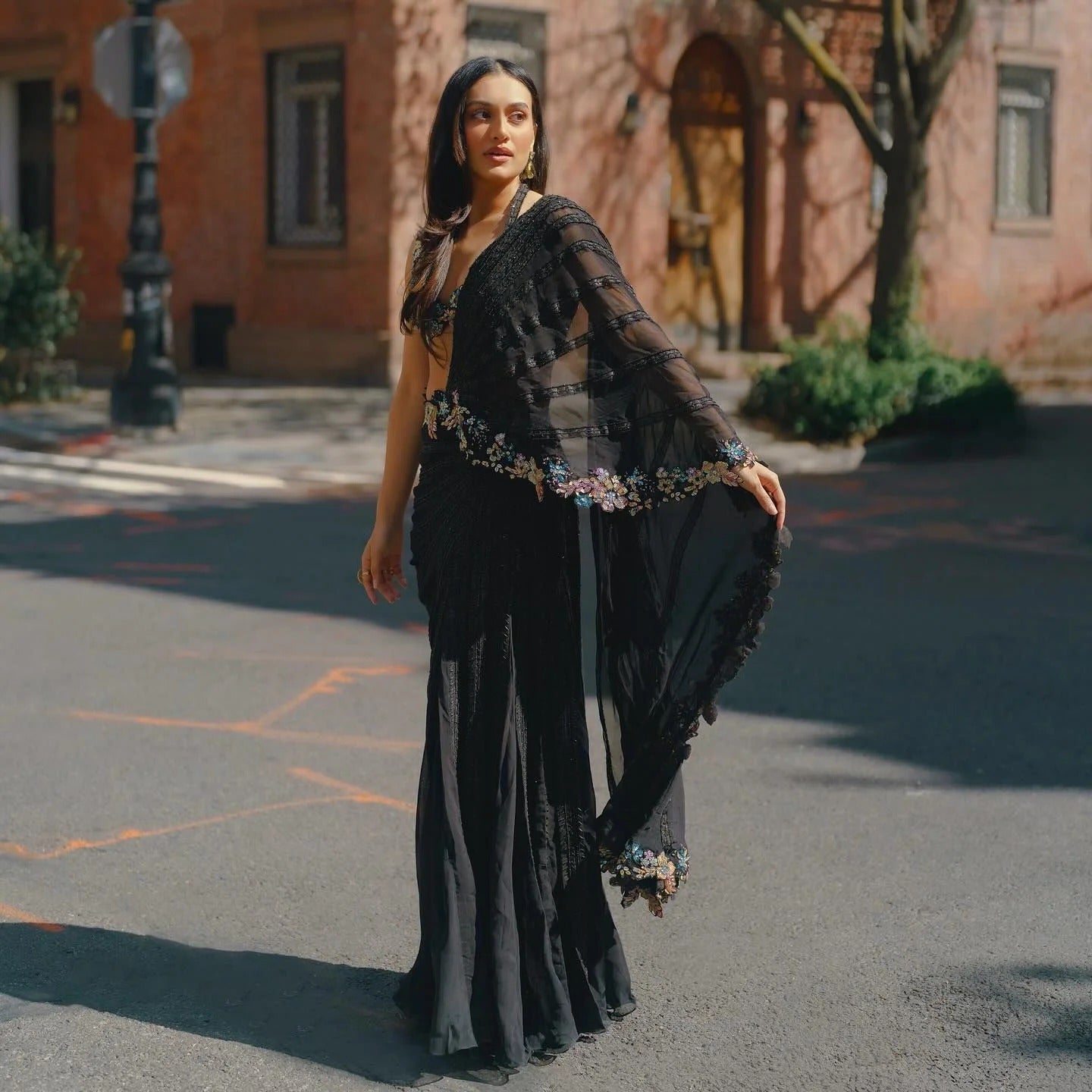 moonlight ready to wear elegance saree