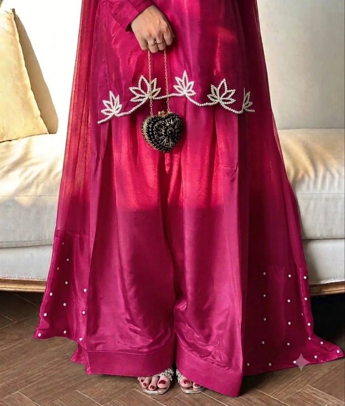 pakistani style farshi salwar suit set with dupatta