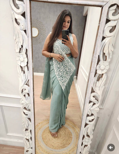 Poised to Perfection Silk Ready To Wear Saree