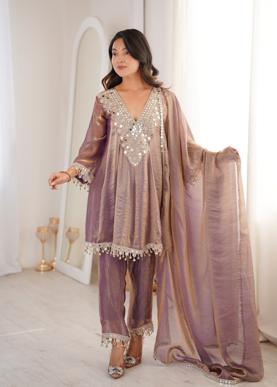 noor luxe kurta set