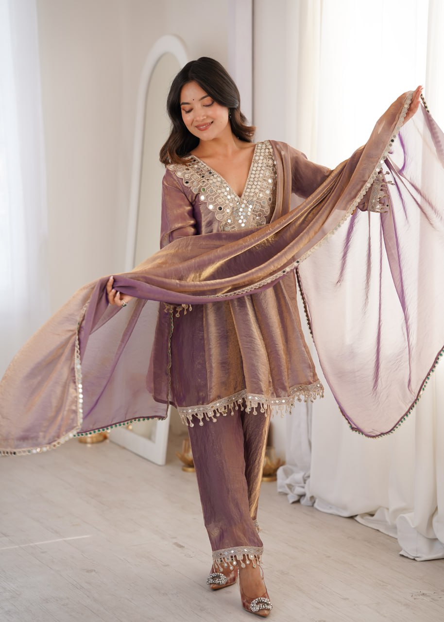 noor luxe kurta set