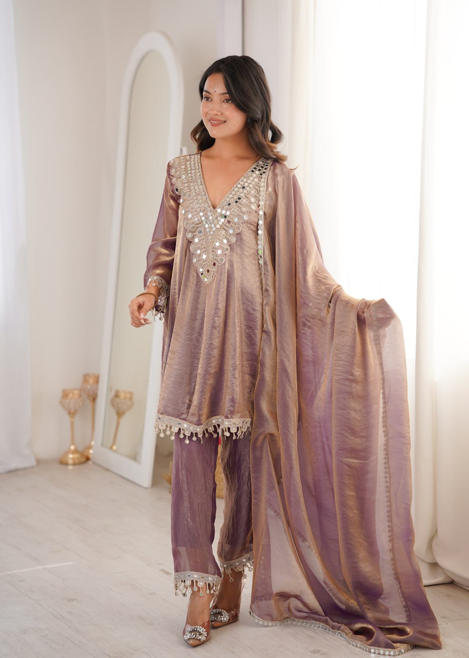noor luxe kurta set